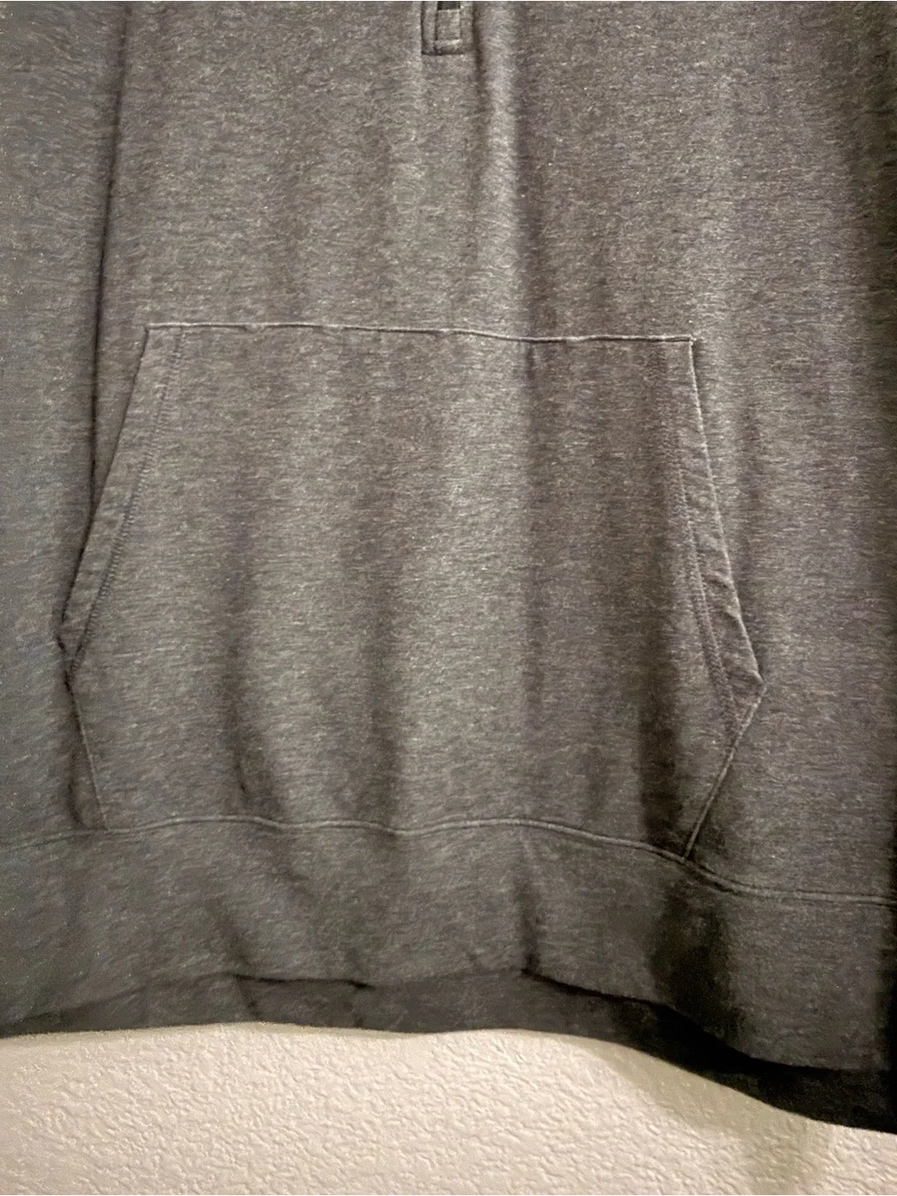 Nike Dri-Fit Gray Sleeveless Hooded Half-Zip Pullover